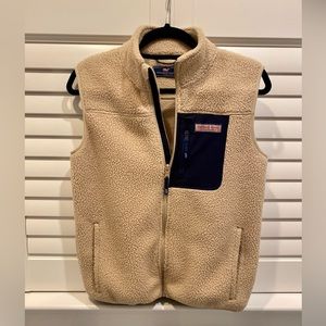 Vineyard Vines. Boys L (16) Fleece Zip Vest